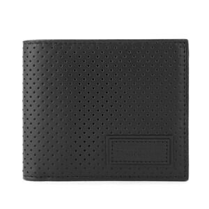 Bottega Veneta Perfo Leather Bifold Wallet Black